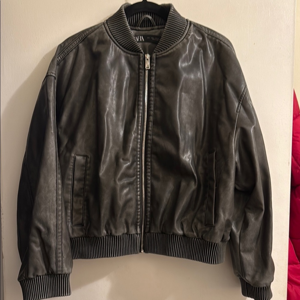 Women's Black/Grey Bomber Jacket